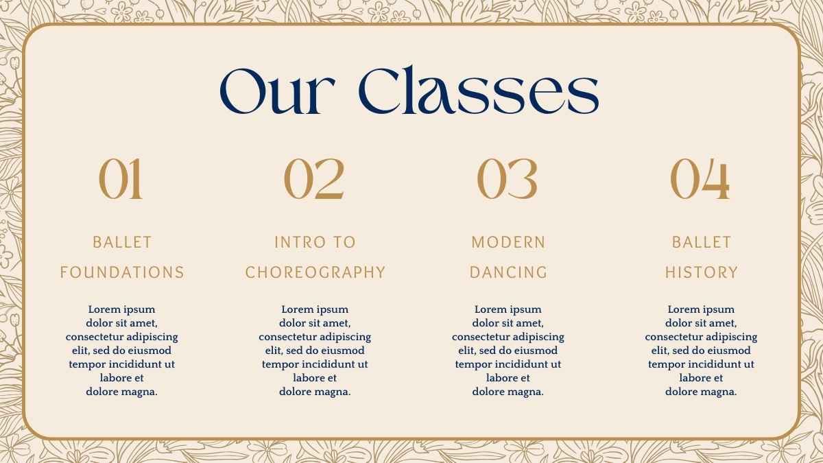 Elegant Ballet Academy - diapositiva 14