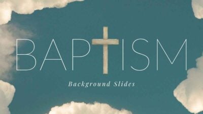 Elegant Baptism Background Slides