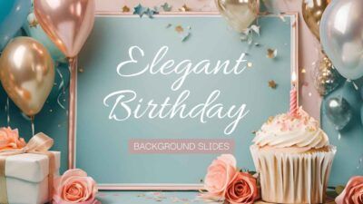 Elegant Birthday Background Slides