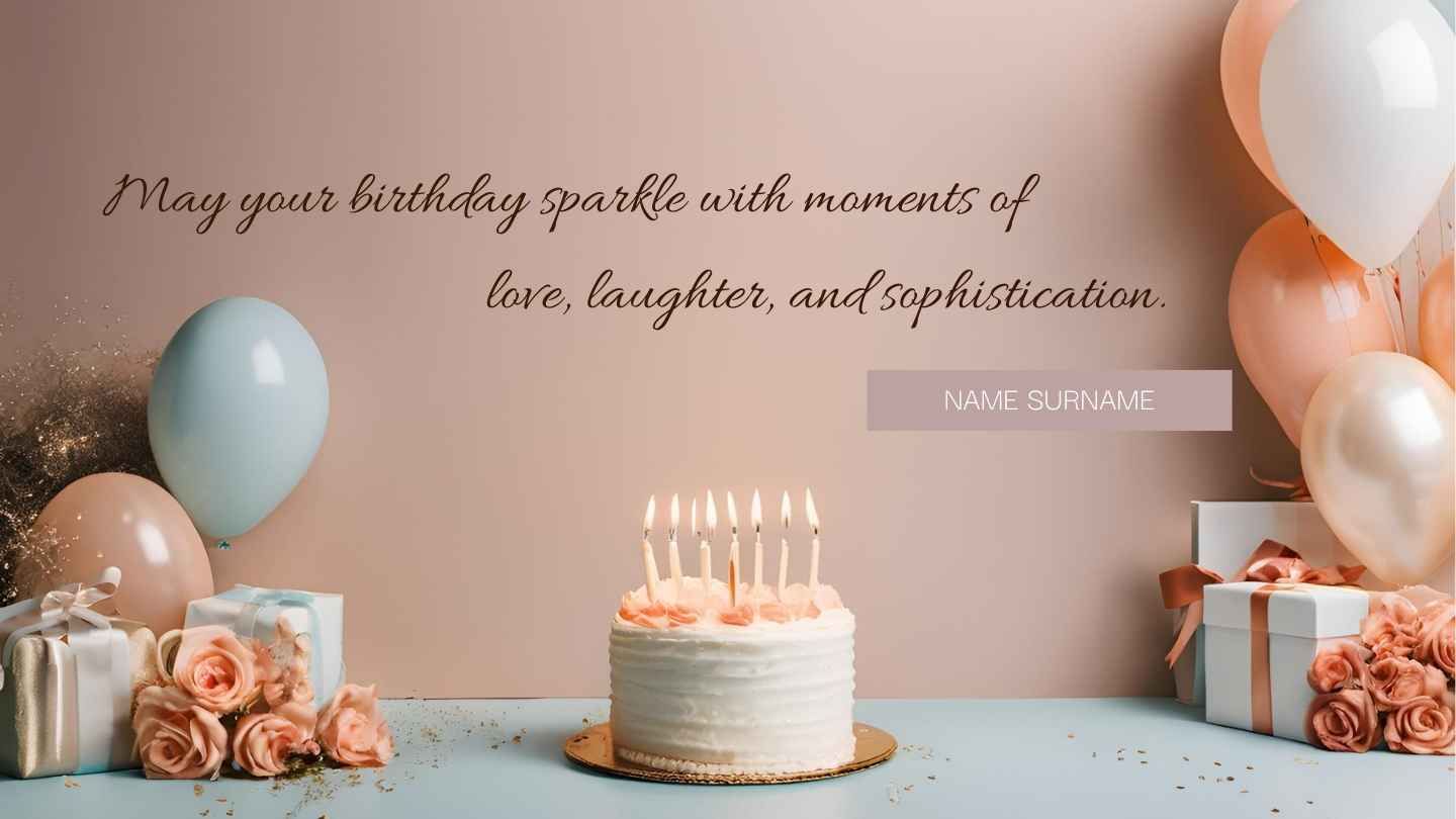 Elegant Birthday Background Slides - slide 11