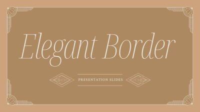 Elegant Border Slides