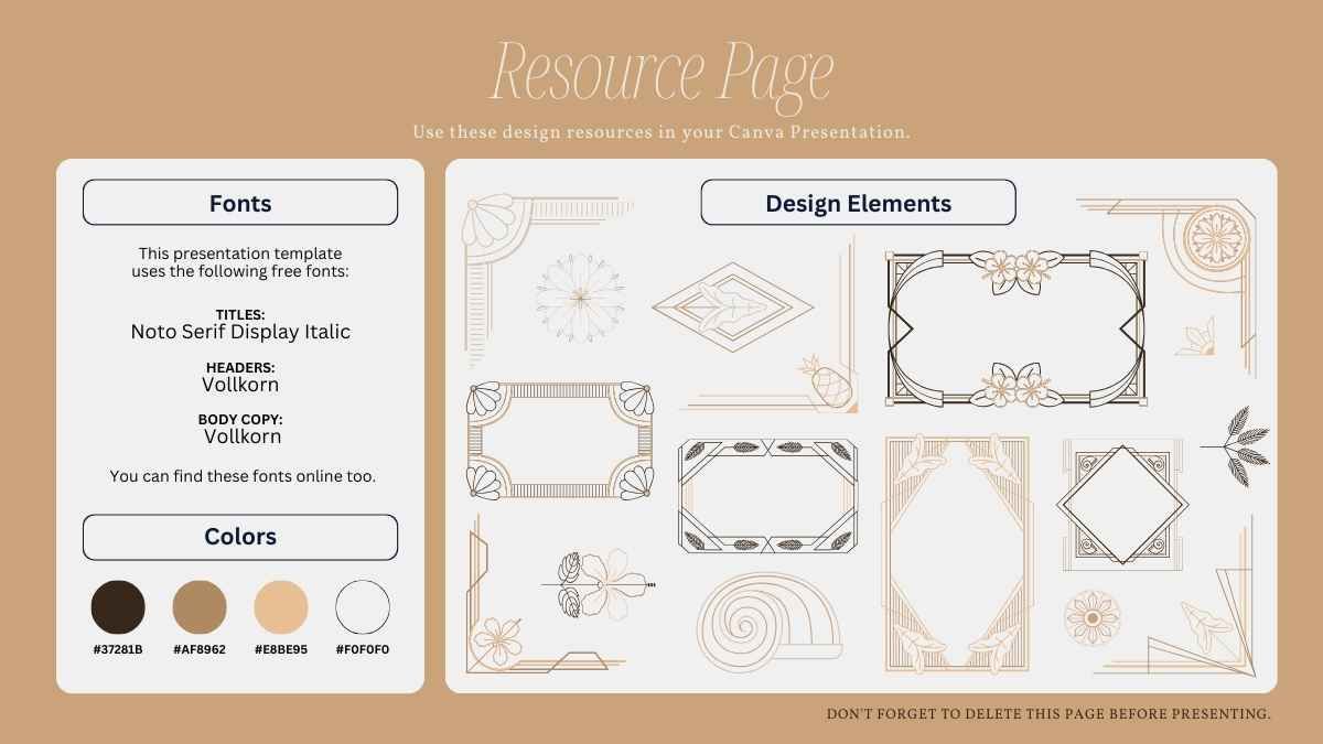 Elegant Border Slides - slide 15