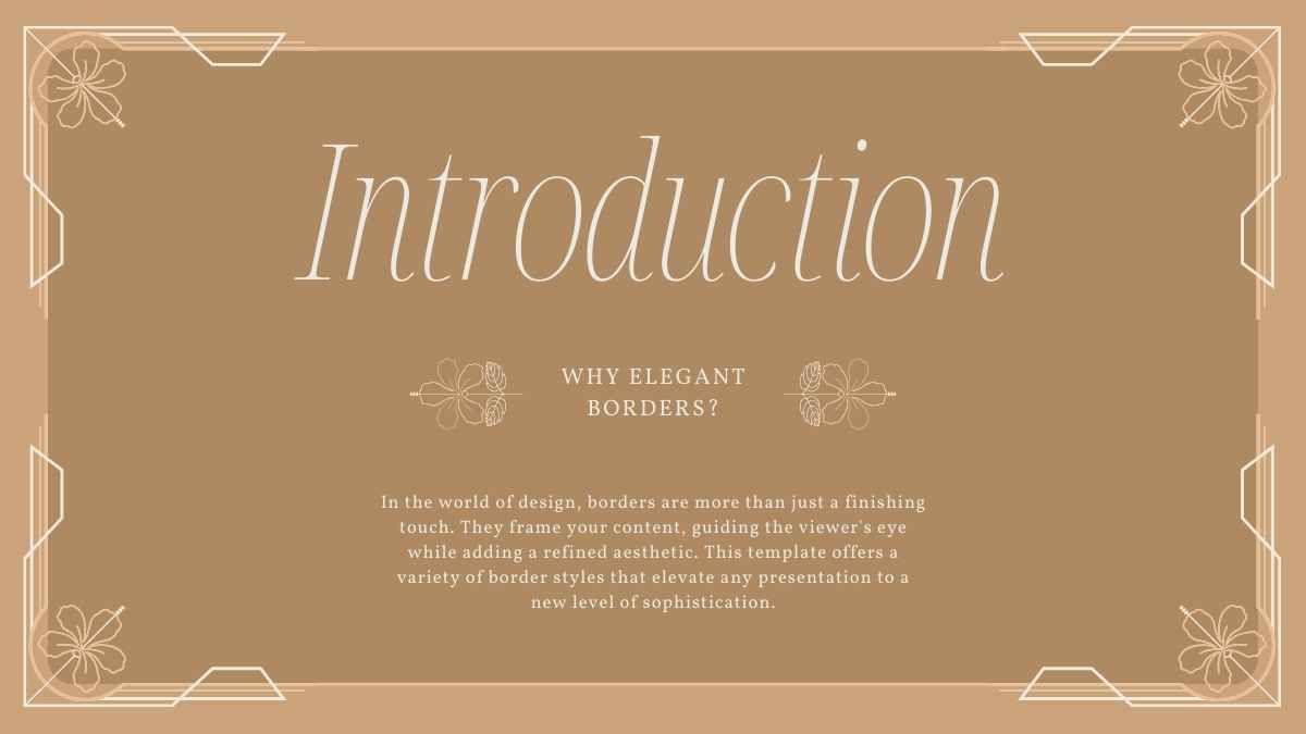 Elegant Border Slides - slide 3