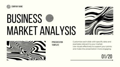 Elegant Business Market Analysis Slides