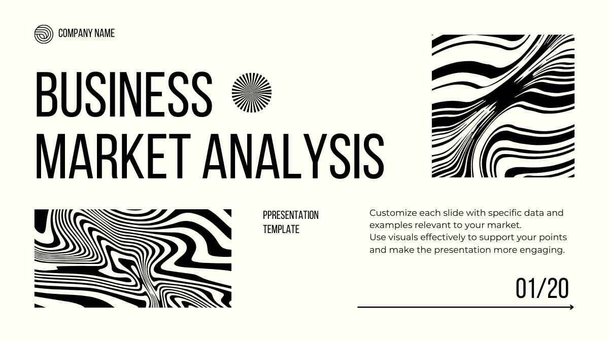 Elegant Business Market Analysis Slides - diapositiva 1