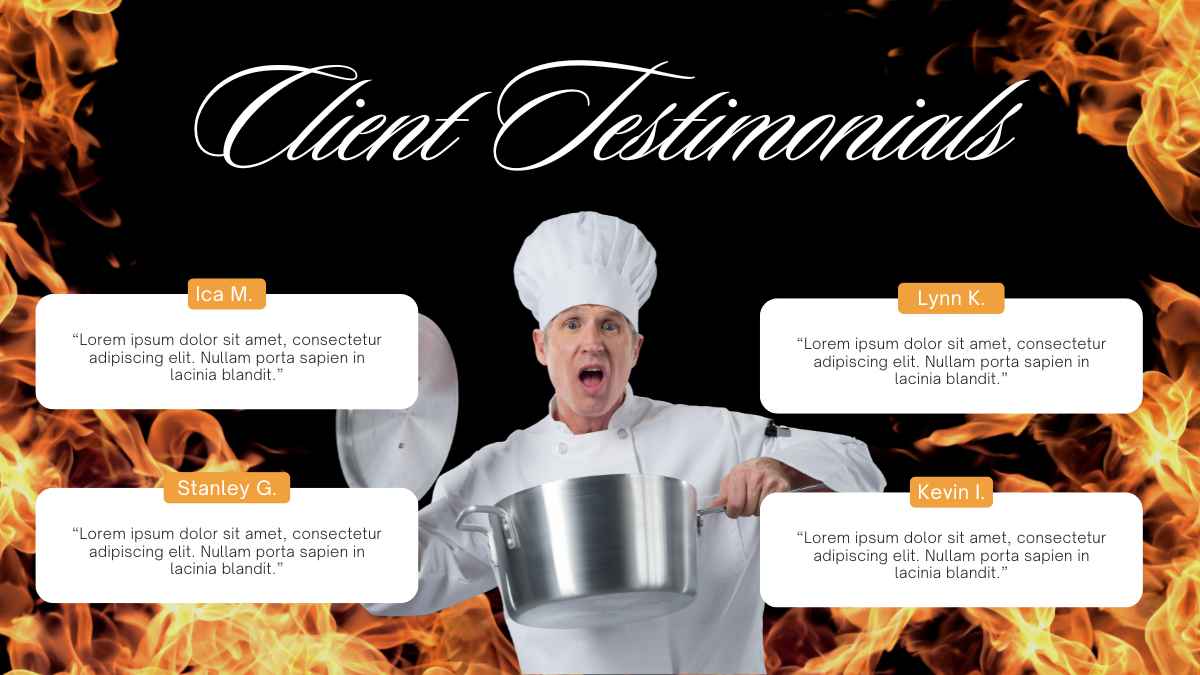 Elegant Chef Portfolio Slides - slide 11