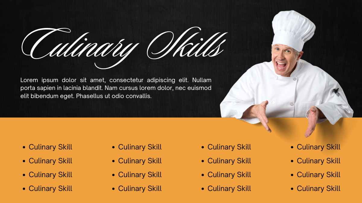 Elegant Chef Portfolio Slides - slide 9