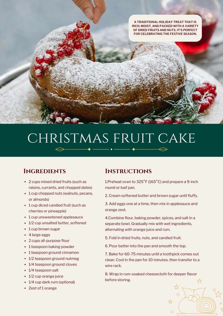 Elegant Christmas Best Recipes Brochure - slide 2