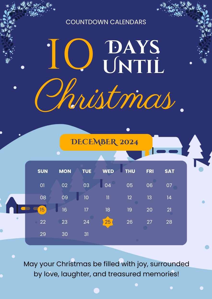 Elegant Christmas Countdown Calendars - slide 2