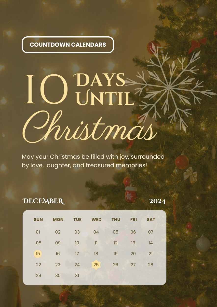 Elegant Christmas Countdown Calendars - slide 3