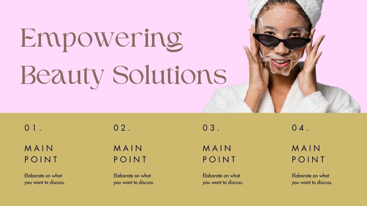 Elegant Cosmetics Startup Pitch Deck - diapositiva 7