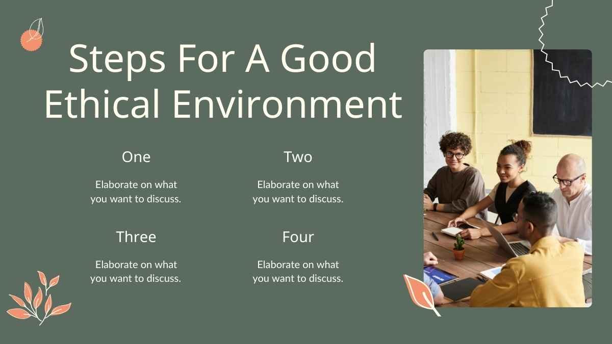 Elegant Ethics in the Work Environment Theme for Business - slide 8