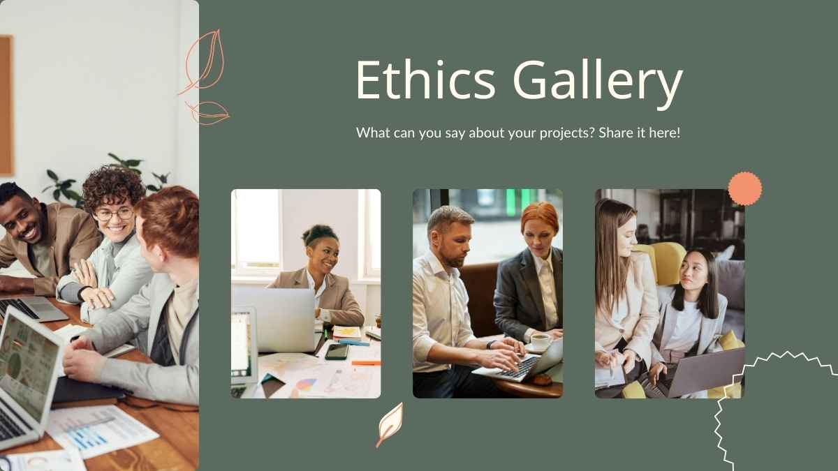 Elegant Ethics in the Work Environment Theme for Business - slide 9