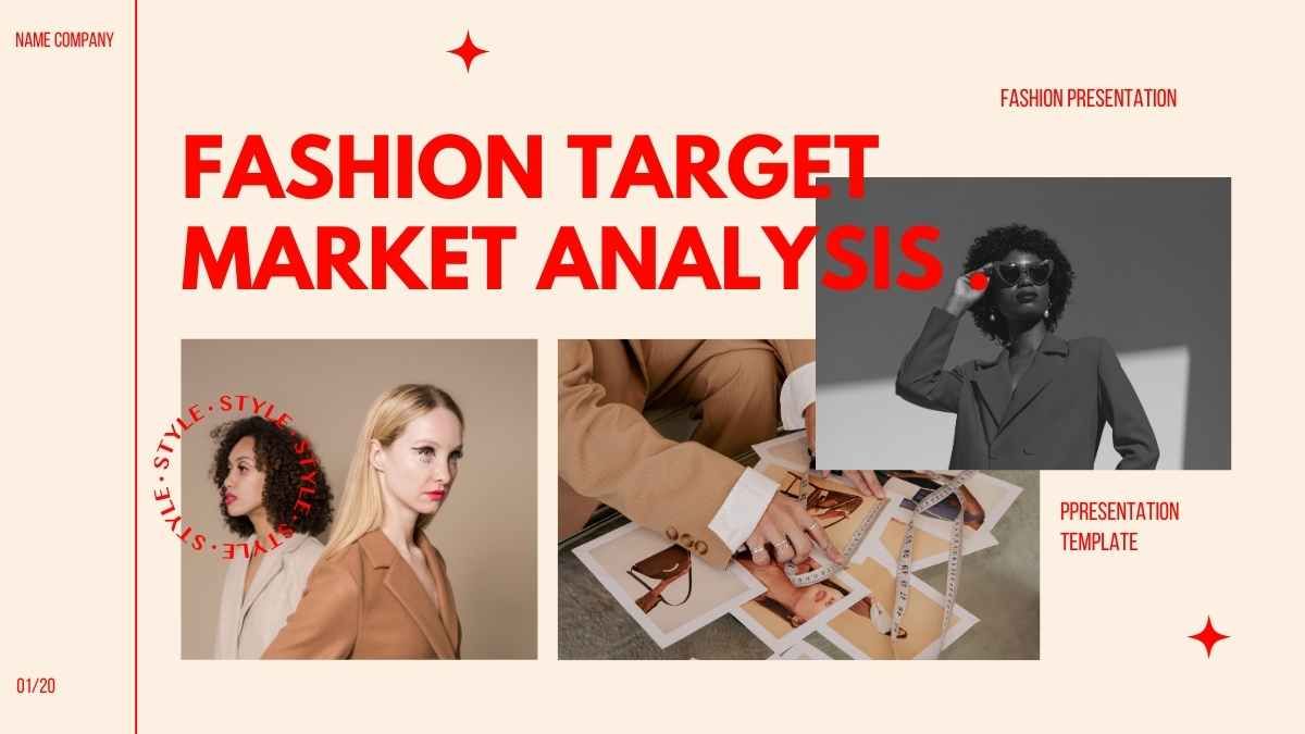 Elegant Fashion Target Market Analysis Slides - diapositiva 1