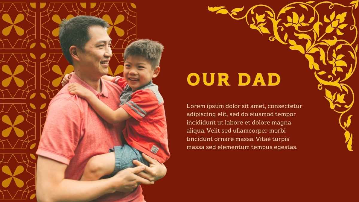 Elegant Happy Father’s Day in Thailand - diapositiva 3