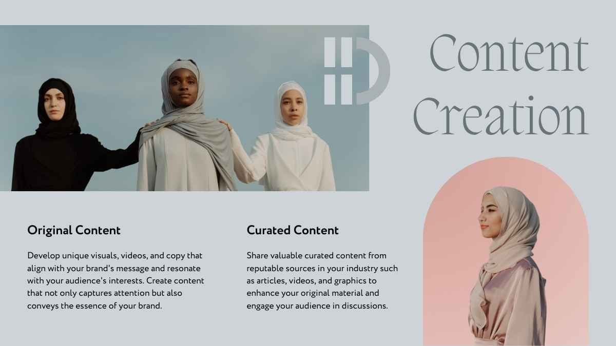 Elegant Hijab Styles and Fashion Social Media Strategy - slide 10