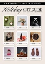 Elegant Holiday Gift Guide for Online Shoppers Flyer