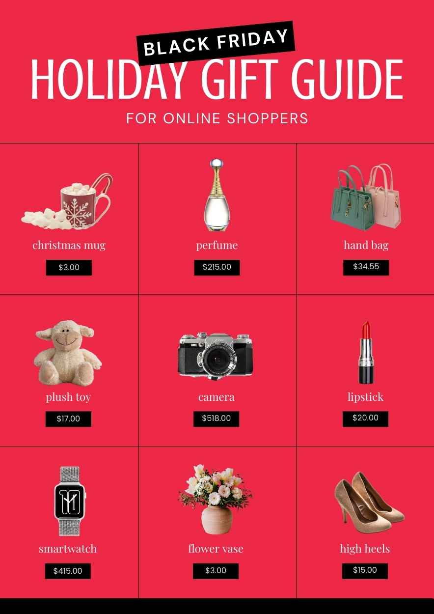 Elegant Holiday Gift Guide for Online Shoppers Flyer - slide 3