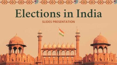 Elegant Indian Election Slides