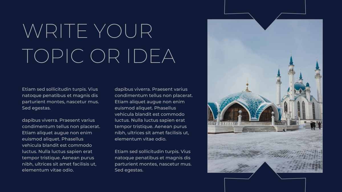 Elegant Islamic Architecture Slides - slide 5