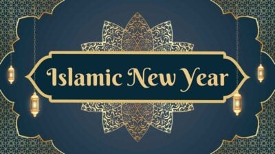 Elegant Islamic New Year Slides