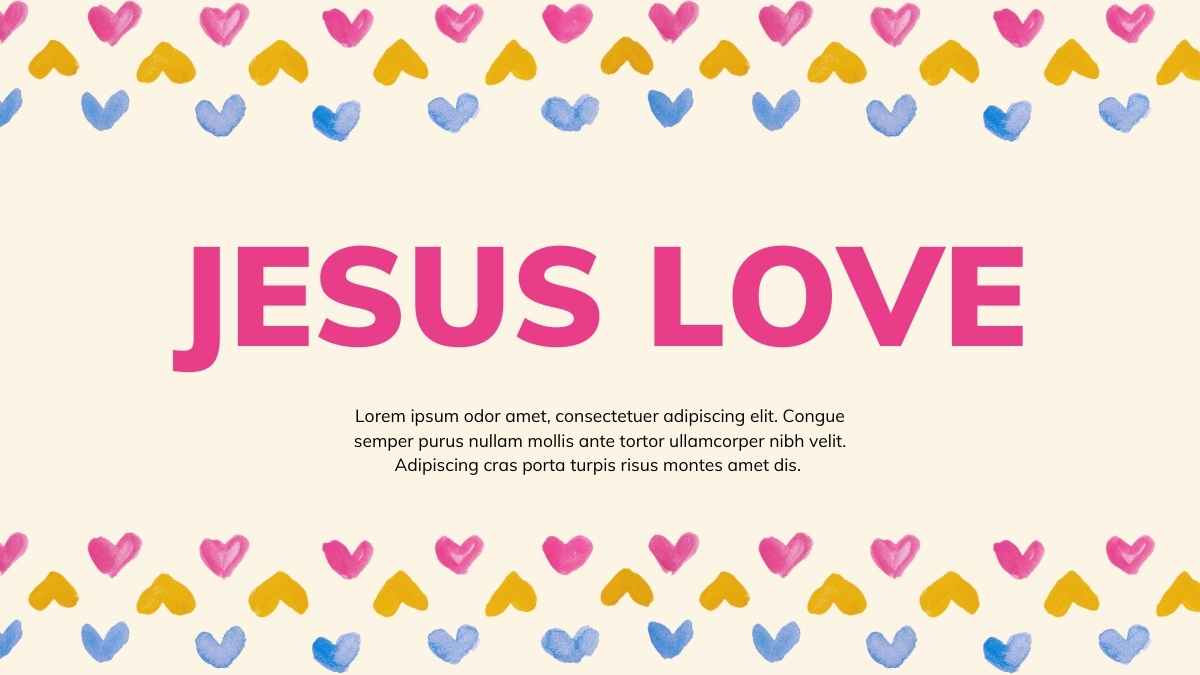 Elegant Jesus Love Background Slides - slide 13