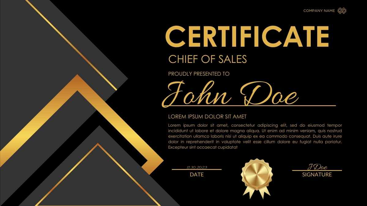 Elegant Luxury Certificates for Business Courses - slide 10