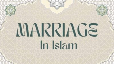 Elegant Marriage In Islam Slides