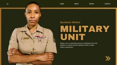 Slides Carnival Google Slides and PowerPoint Template Elegant Minimal Military Unit Symbols Slides 2