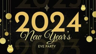 Elegant New Year’s Eve Party Slides