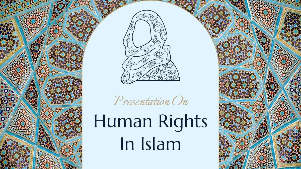 Elegant Presentation On Human Rights In Islam - diapositiva 1