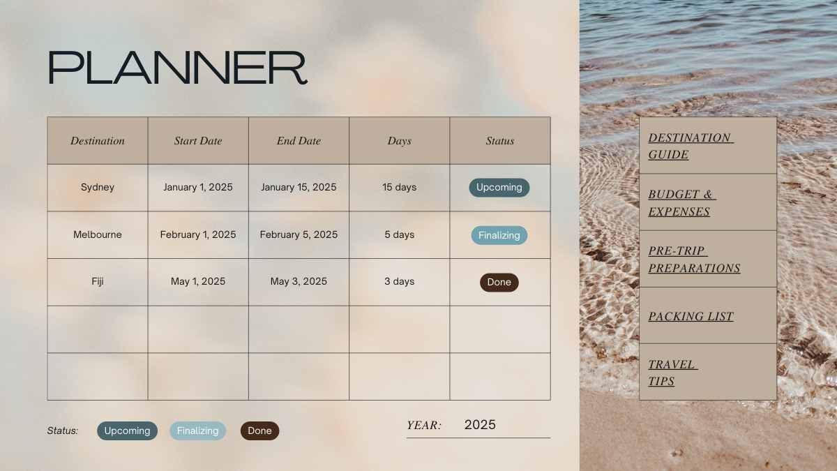 Elegant Retirement Planner - diapositiva 3