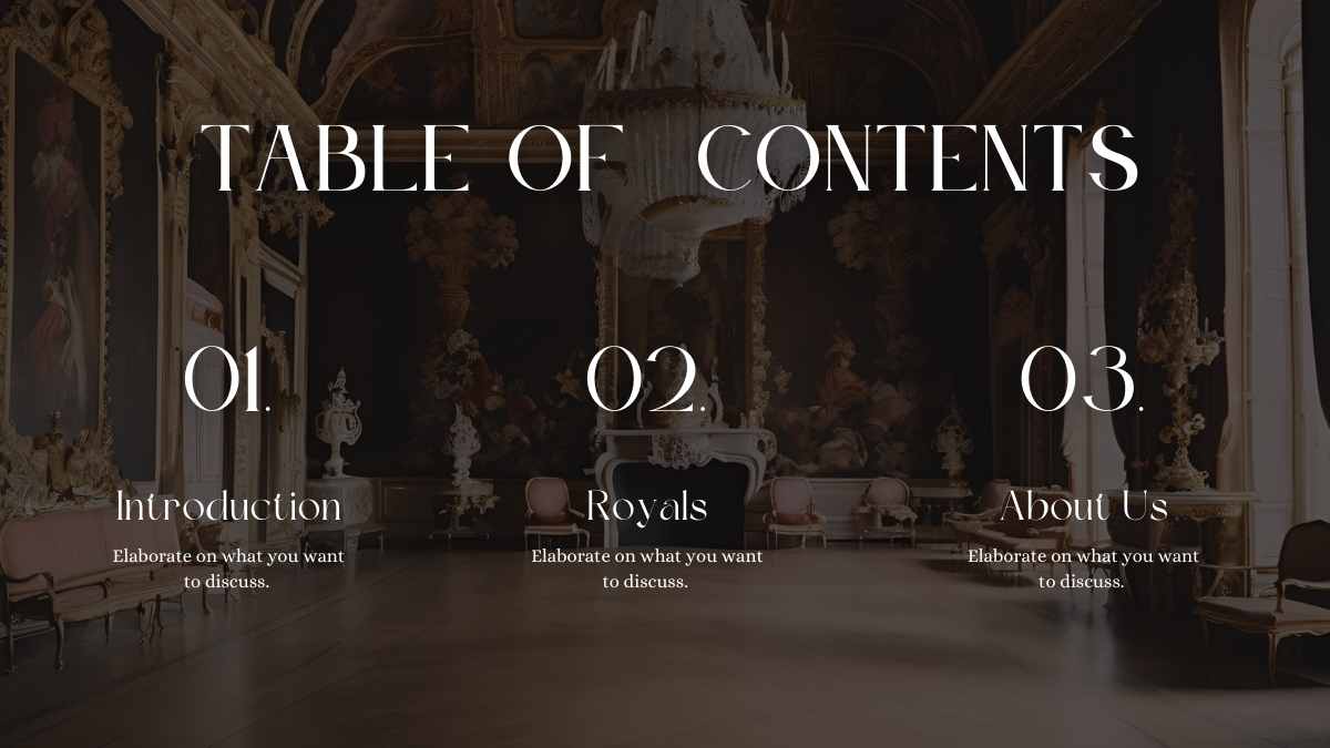 Elegant Royal Background Slides - slide 3