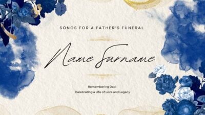 Elegant Songs For A Father's Funeral Slides