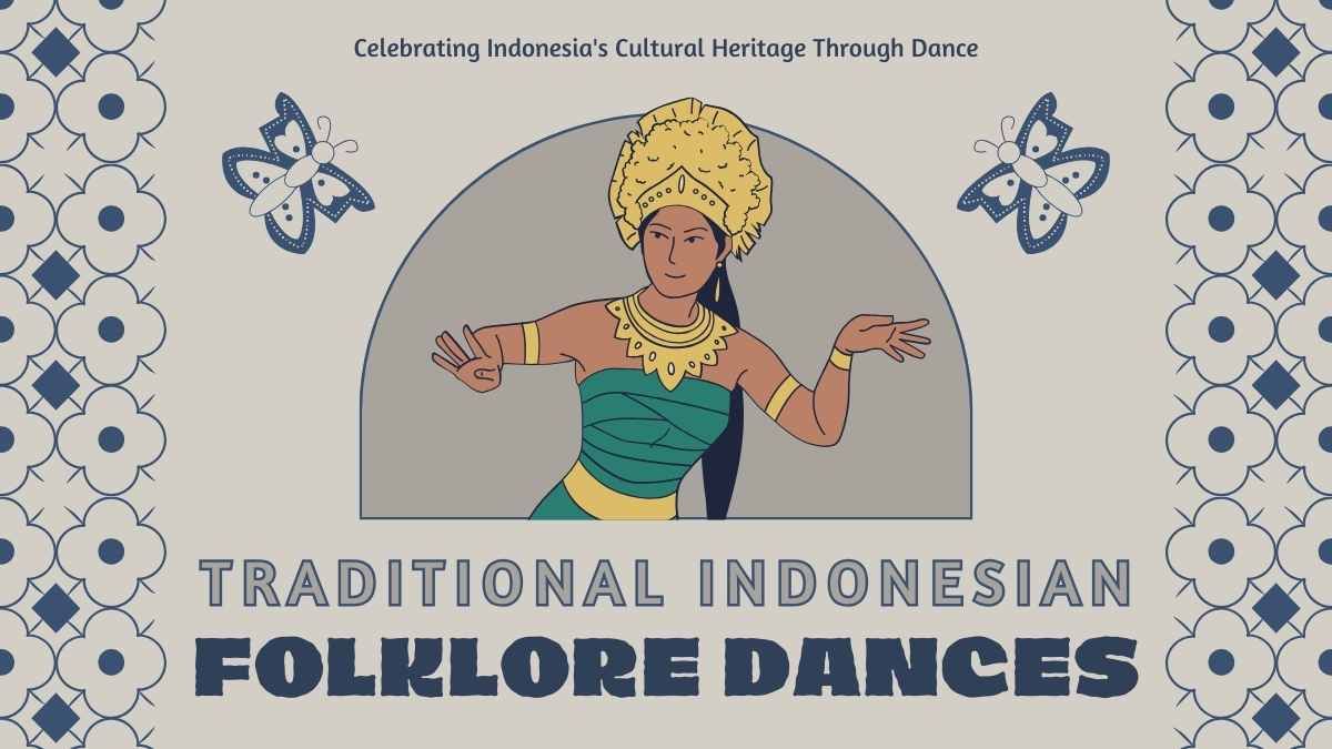 Elegant Traditional Indonesian Folklore Dances - slide 1