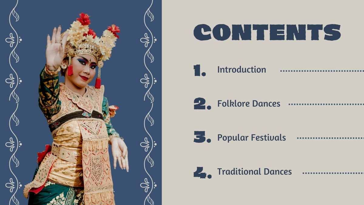 Elegant Traditional Indonesian Folklore Dances - diapositiva 2