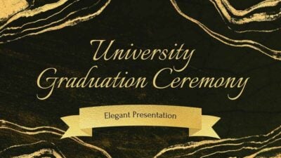 Elegant University Graduation Ceremony Slides