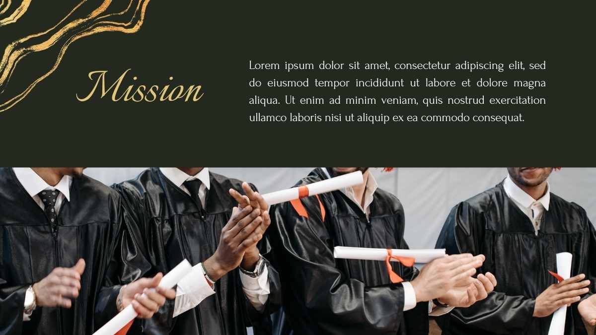 Elegant University Graduation Ceremony Slides - slide 10