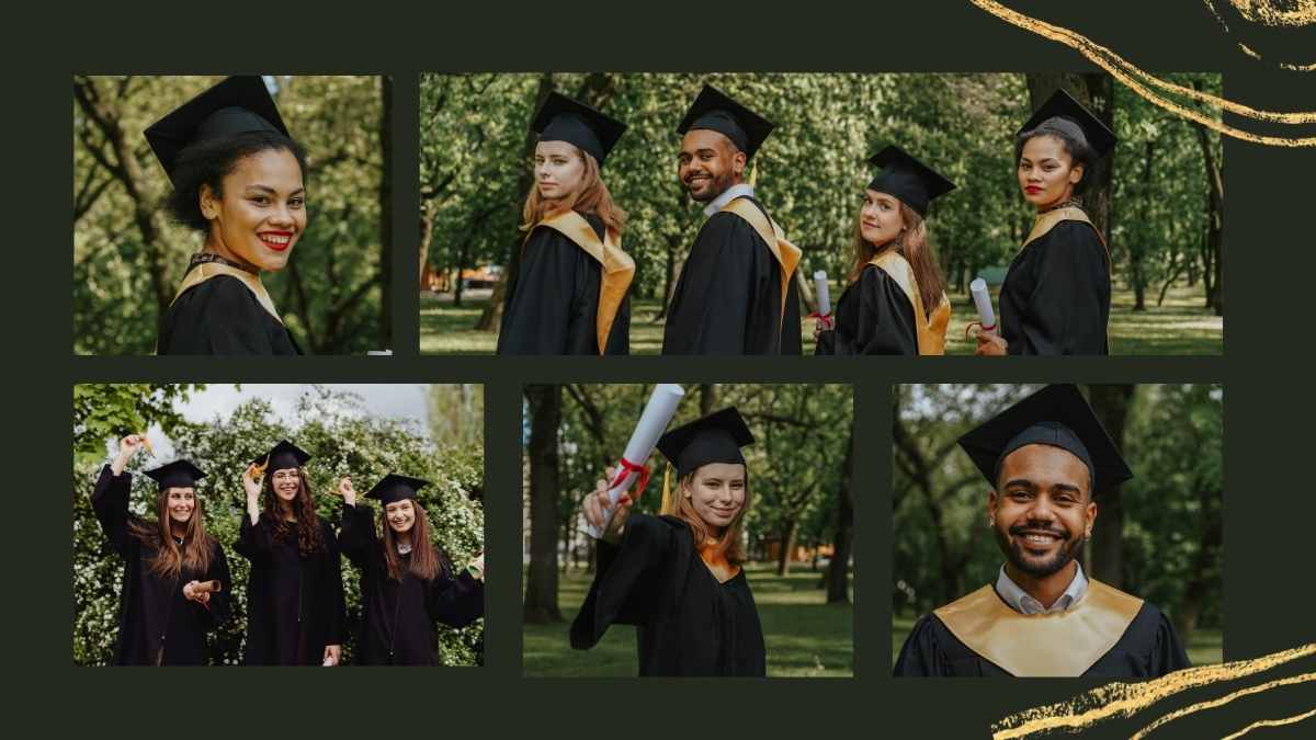 Plantillas Elegantes para la Ceremonia de Graduación Universitaria - diapositiva 11