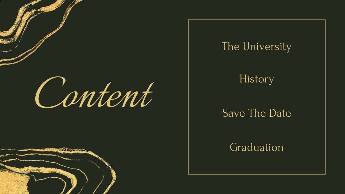 Elegant University Graduation Ceremony Slides - slide 3