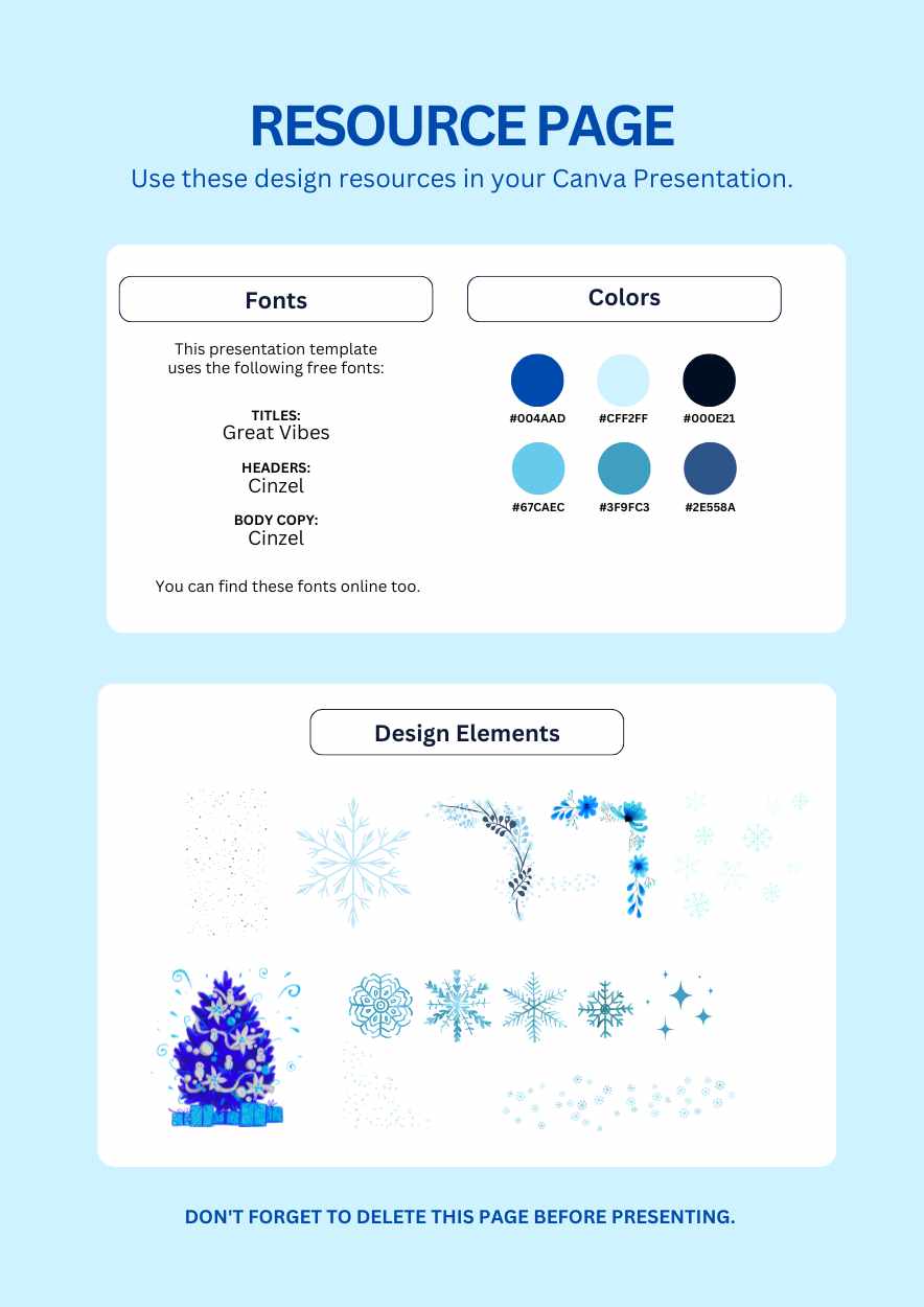 Elegant Winter Border Background Sheets - slide 4