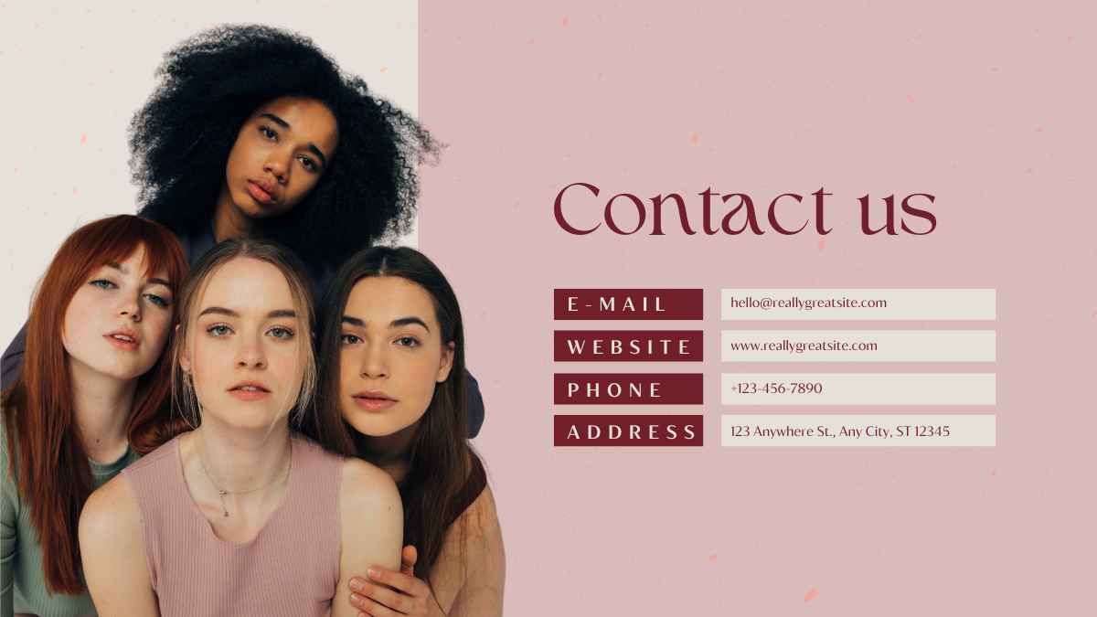 Elegant Women's Care Campaign - slide 14