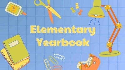 Scrapbook-Style Elementary Yearbook Slides