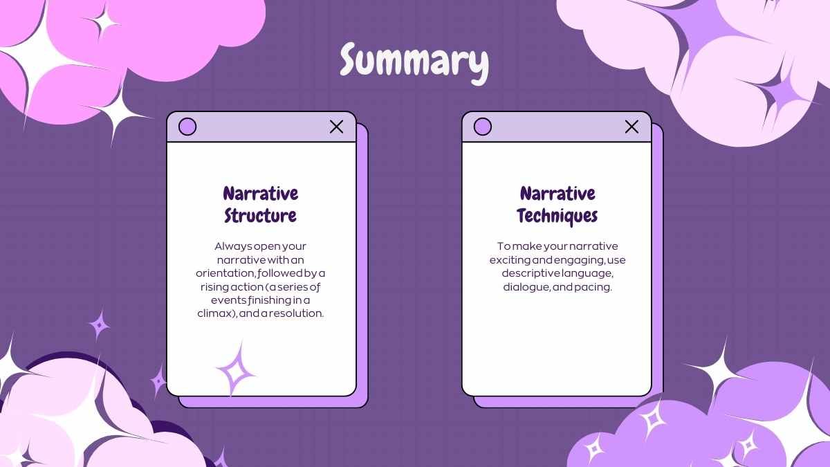 Exploring Narrative Structures and Techniques Lesson for Elementary - diapositiva 11