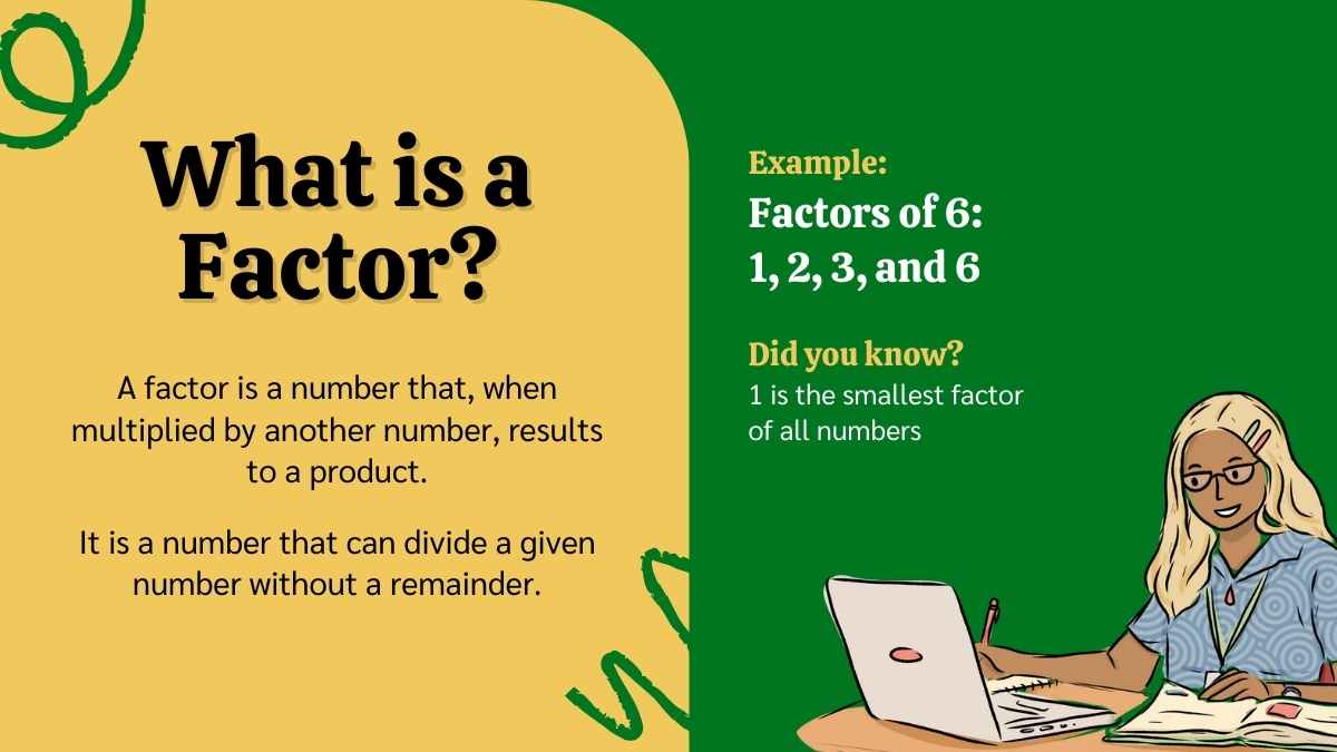 Factors, Multiple and Shape Pattern Math Lesson for High School - slide 6