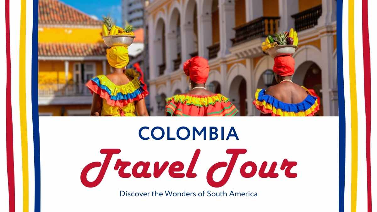 Festive Colombia Travel Tour Slides - slide 1