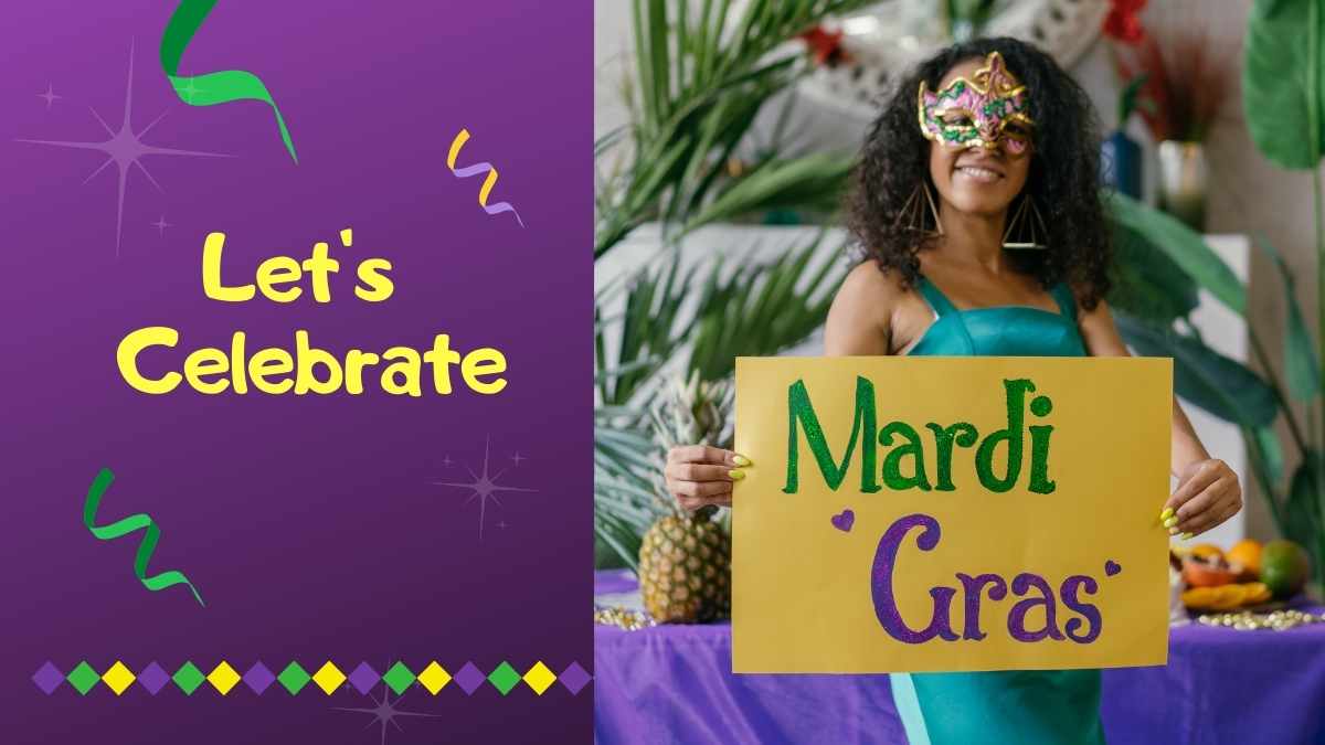 ¡Divertidas Plantillas para Celebrar el Mardi Gras! - diapositiva 13