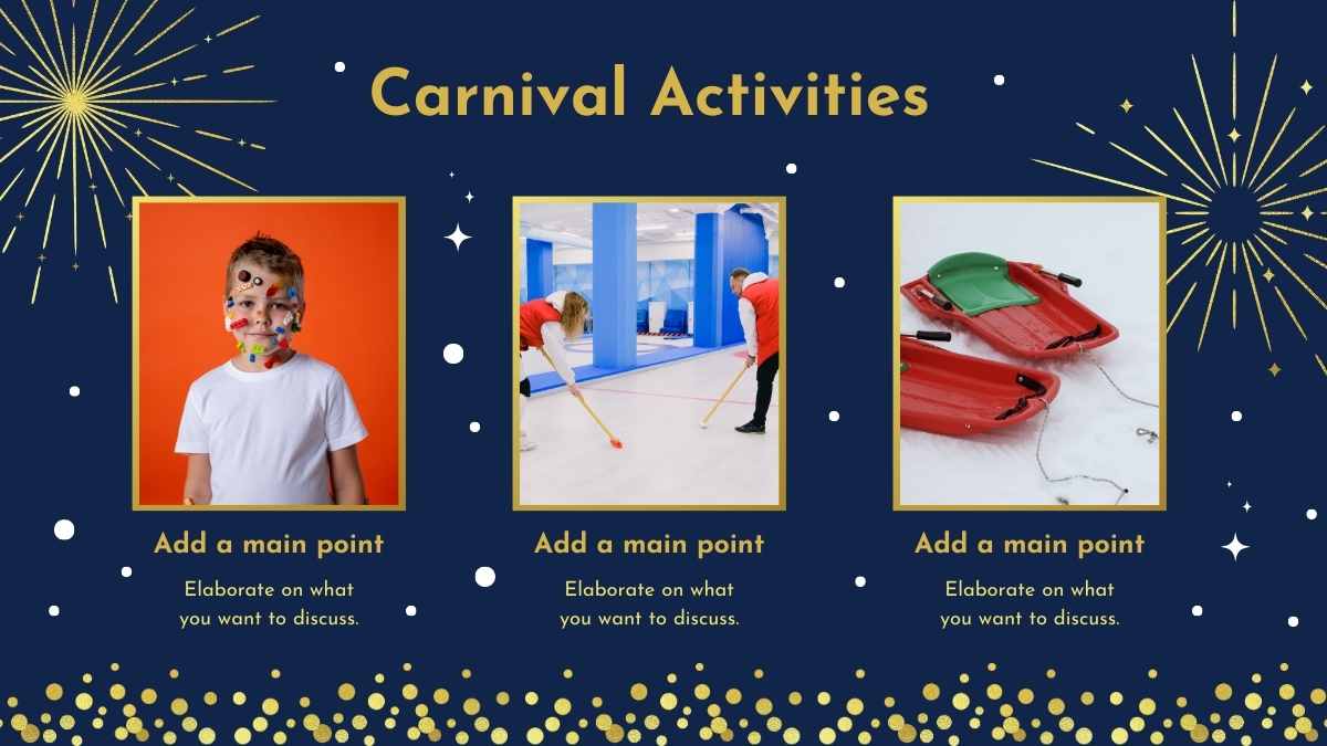 Slide Meriah Bertema Karnaval Musim Dingin - slide 15