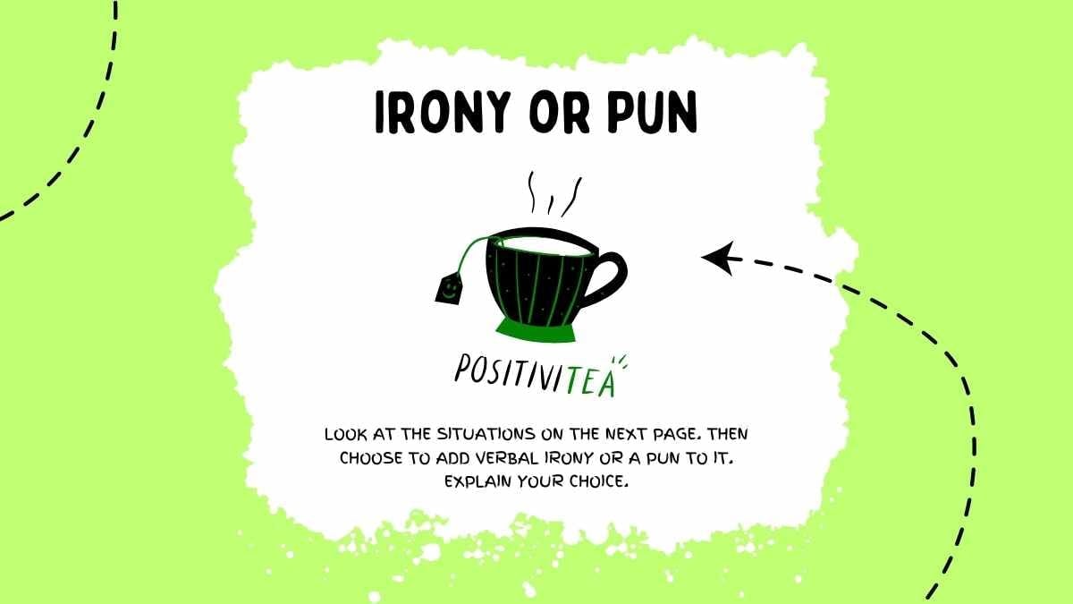 Figures of Speech Lesson: Irony and Puns for Middle School - slide 7