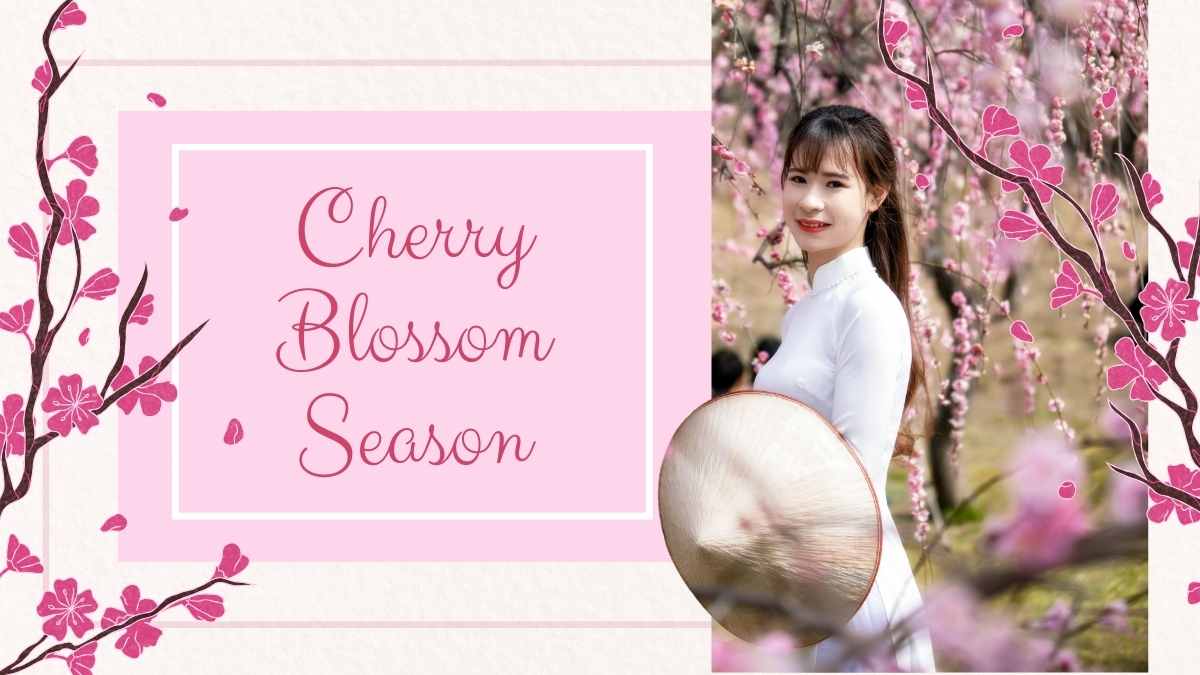 Floral Cherry Blossom Season - slide 1